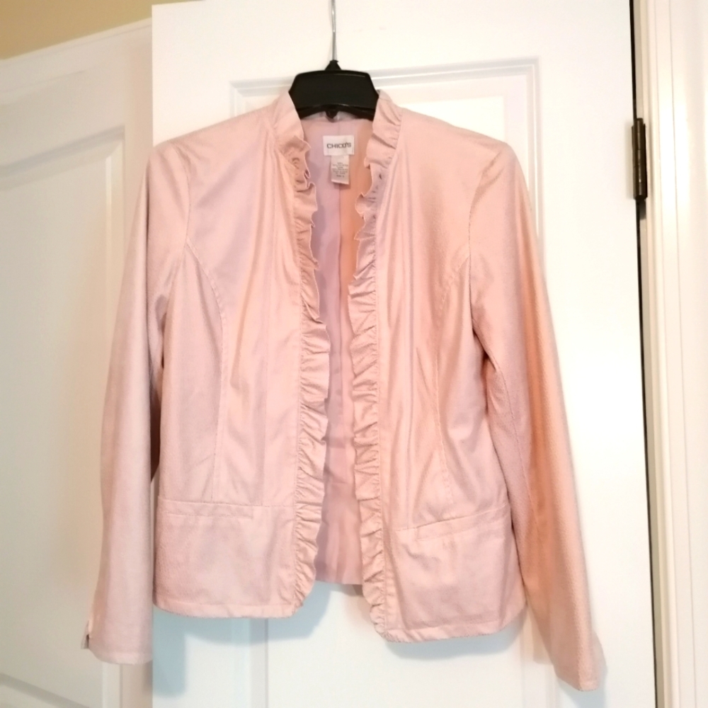 Pink Chicos Ruffled Jacket